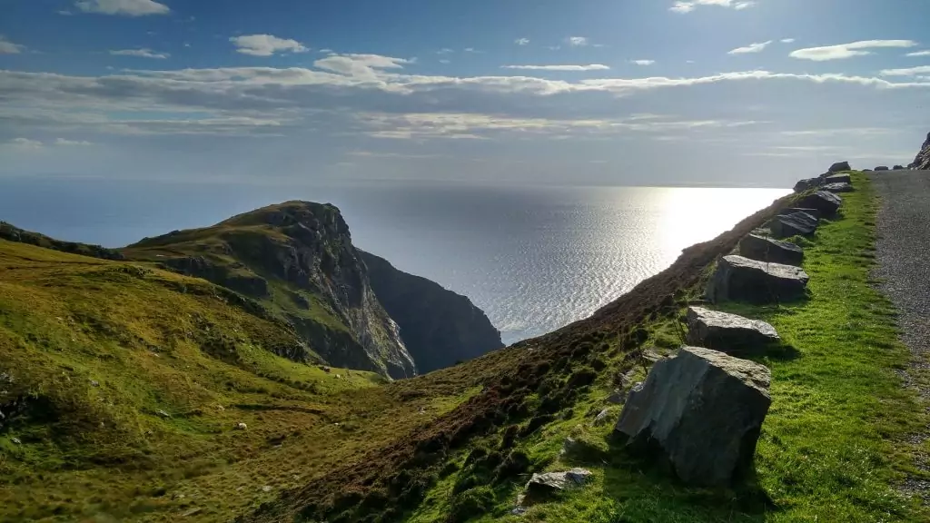 Paysage irlandais de Donegal