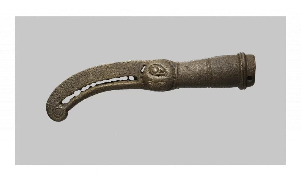 Embout de corne à boire (VII-VIIIe siècles, Irlande)