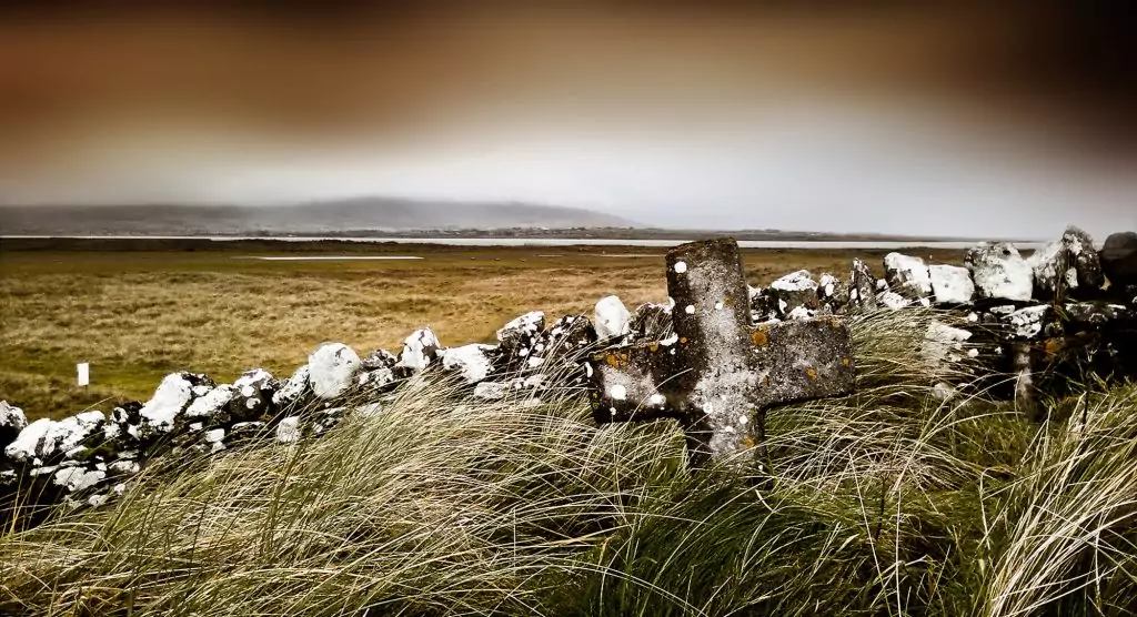 Paysage d'hiver en Irlande
