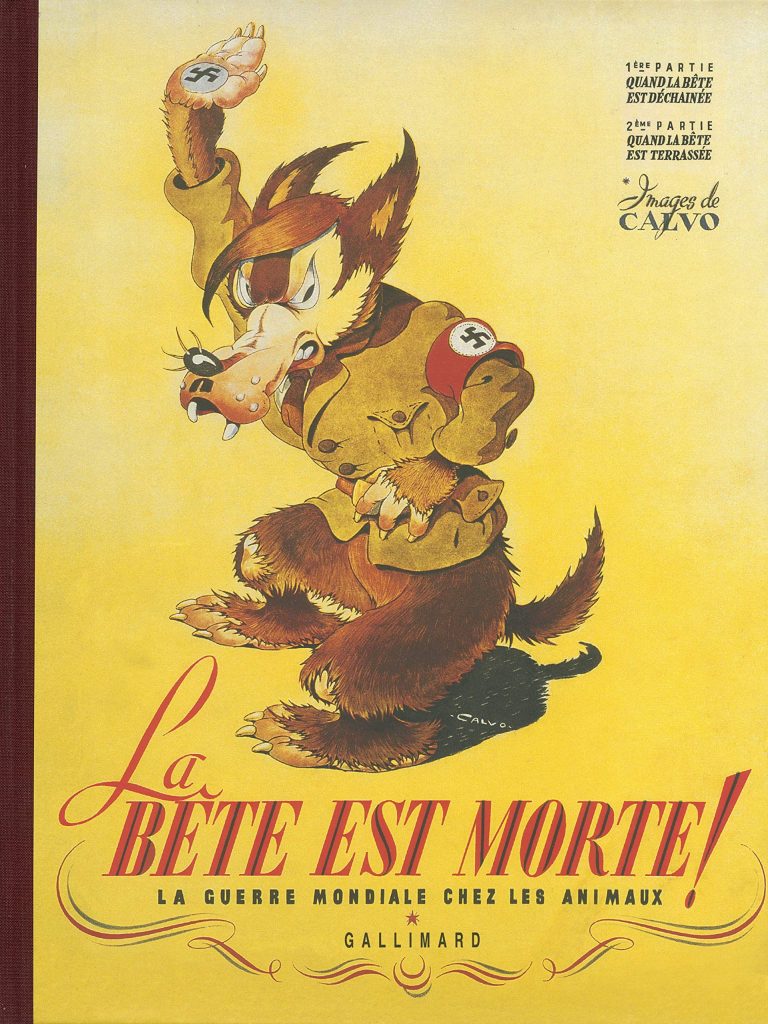 Couverture de la bd d'Edmond Calvo "La bête est morte"