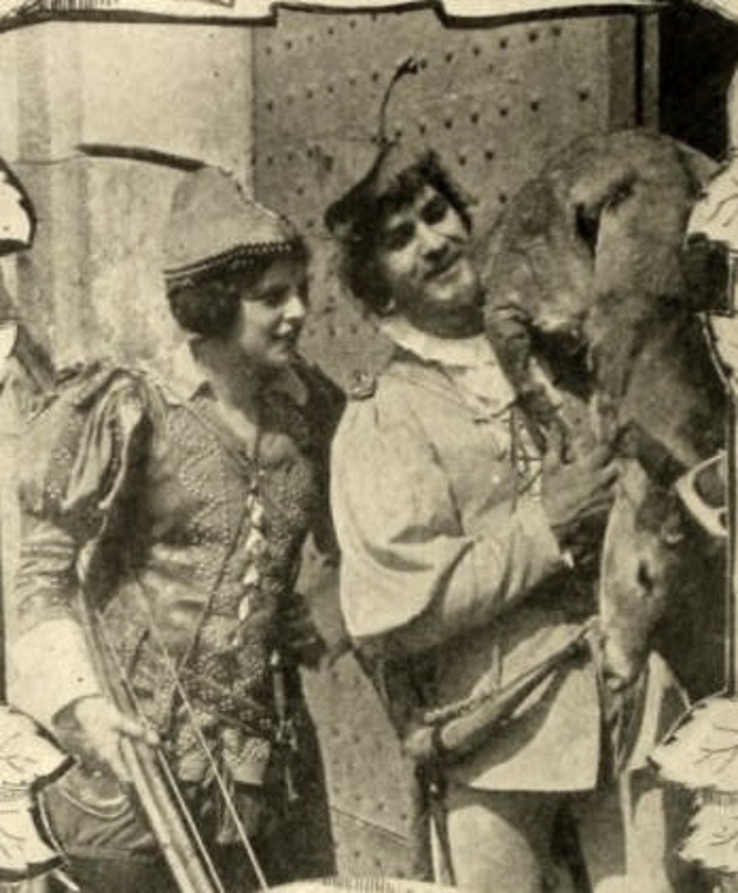 Photographie de "In the days of Robin Hood" en 1913