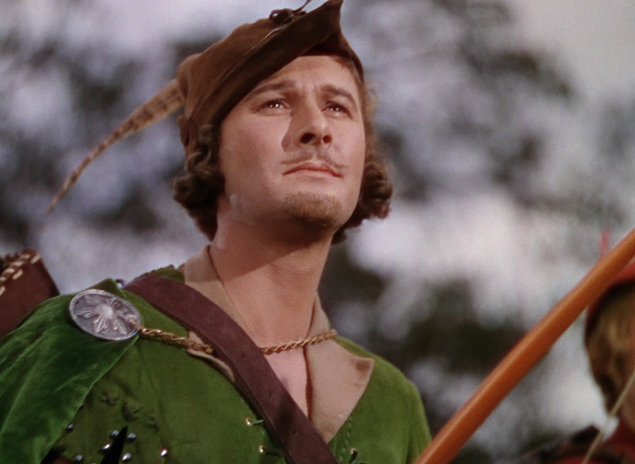 Errol Flynn en tant que Robin des bois dans le film de 1938