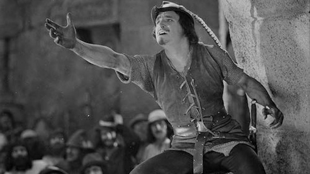 Douglas Fairbanks joue Robin des bois dans "Robin Hood" en 1922