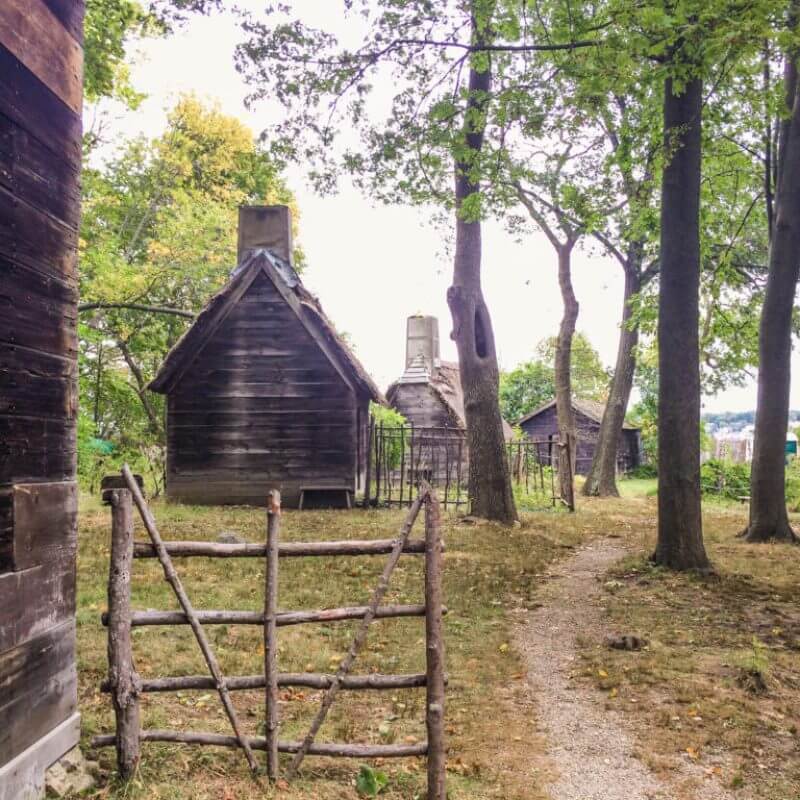 Pioneer Village à Salem qui a servi de lieu de tournage pour le film "Hocus Pocus"