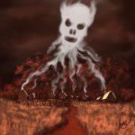 Dessin numérique illustrant Salem Village @Ysae illustrations