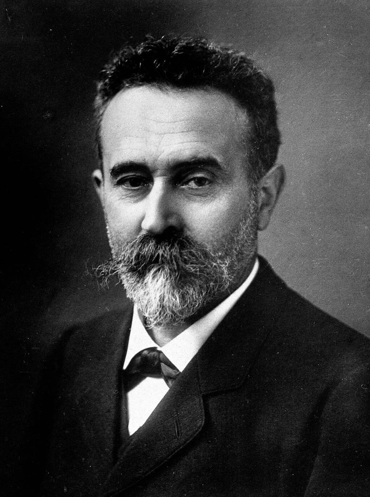 Portrait d'Alphonse Bertillon, inventeur de l'identification judiciaire.