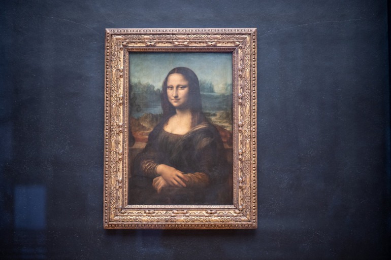 La Joconde, portrait de Mona Lisa, peinte par Léonard de Vinci au début du XVIe siècle @Martin BUREAU / AFP