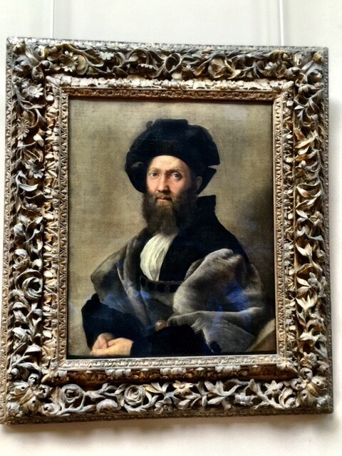 "Portrait de Baldassare Castiglione" (1514-1515) par Raphaël au musée du Louvre
