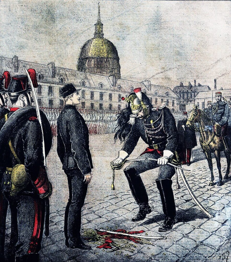 La dégradation d'Alfred Dreyfus (Le Petit journal, 13 janvier 1895)