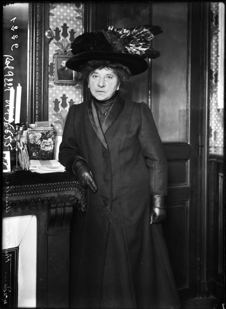 La militante Hubertine Auclert en 1910