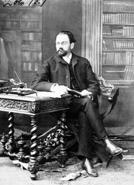 Émile Zola par Nadar (1870)